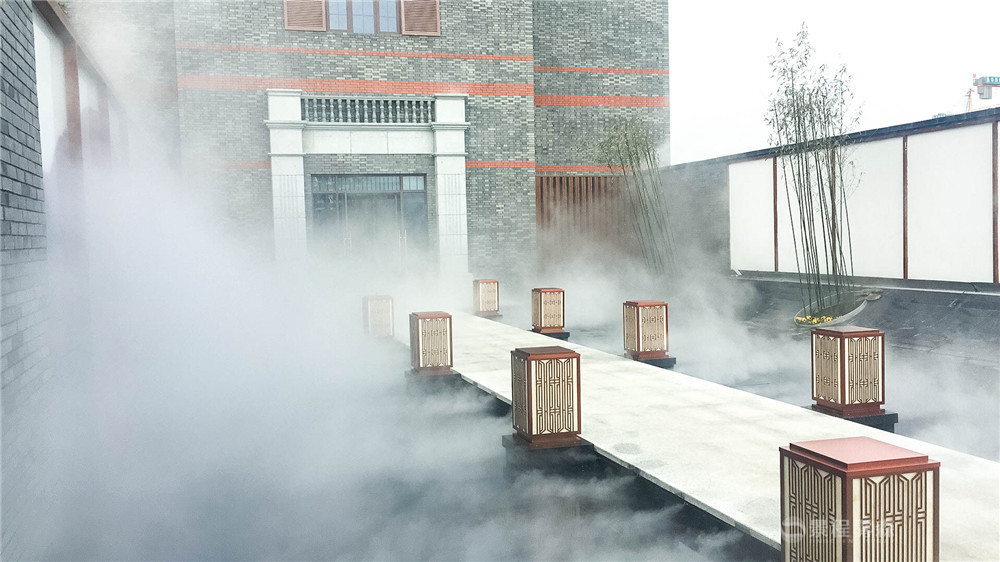 四川广汉百伦&middot;江樾居喷雾造景