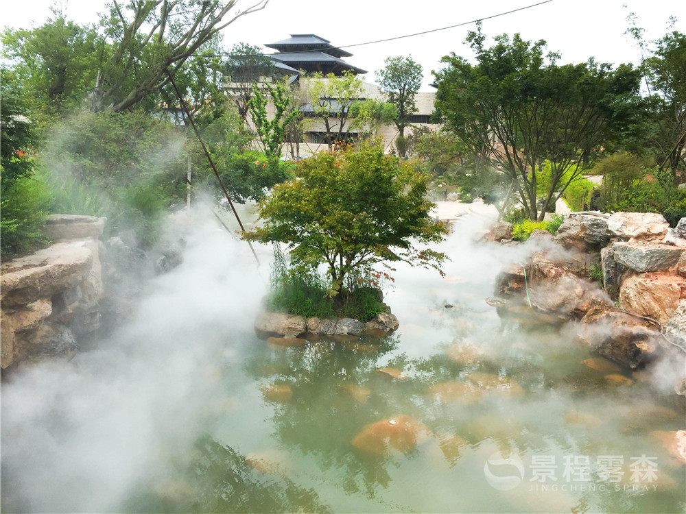 园林人造雾景观 园林人造雾