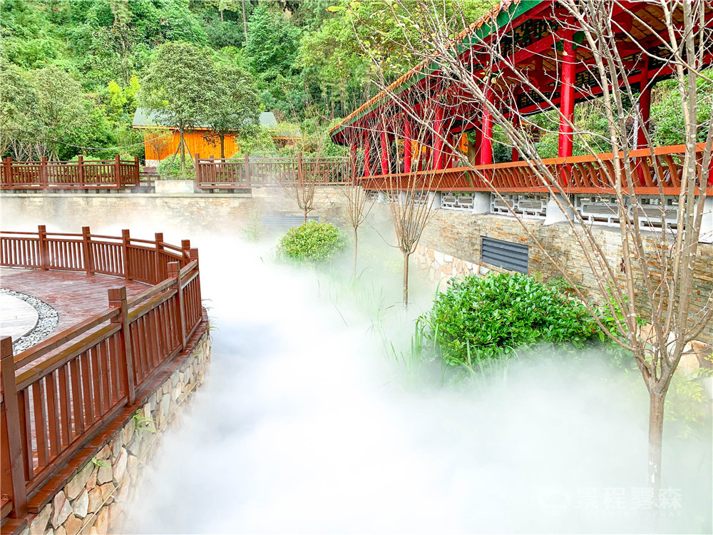 园林人造雾景观 园林人造雾