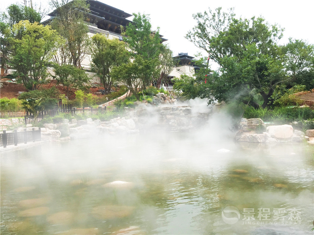 园林人造雾景观 园林人造雾